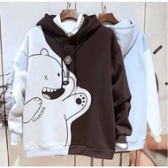 Burgundy Sweater Panda Bear l Sweter Hoodie Unisex Premium BJ