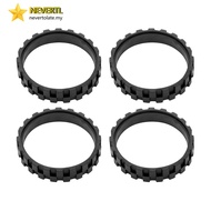 [LUMY] 4X Vacuum Robot Tires for Wheels Series 5/6/7/8/9/I7 S9+ Anti-Slip