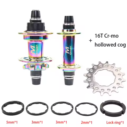 M Driven BMX Racing Hub 36 Holes Disc Brake 6 Pawls 120 Clicks 3/8 x 110mm BMX Hubs
