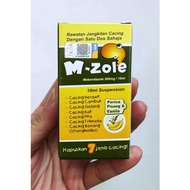 M-ZOLE Ubat Cacing/Deworming Tablet/Suspension/Ubat Cacing Perisa Pisang