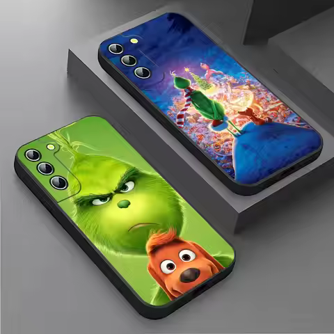 Merry Christmas Phone Case For S25 Ultra Samsung 24 Fe S22 S21 S23 Ultra S20 Fe A54 A53 A34 A16 Back
