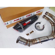 Exhaust Racing Scorpion Serket Taper Carbon Kawasaki ER6 ER6N Versys 650 Fullsystem