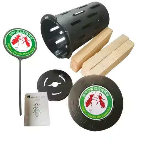 Termite Device Termite Bait Attractant Underground Wood Block Termite Trap Monitoring Stake