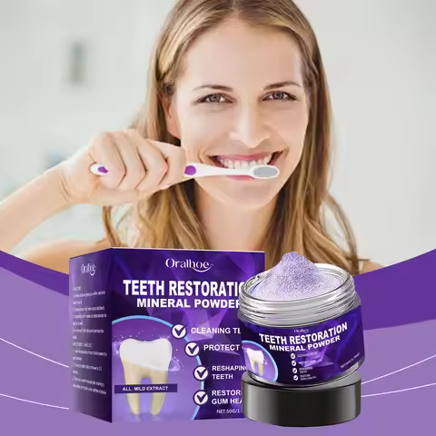 Hydroxyapatite Teeth Whitening Powder Remove Stain Calculus Bad Breath Repair Enamel Sensitive Tooth