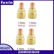 【XK10】 TIG Welding Torch Gas Lens Collets Body 45V42 45V43 45V44 45V45 For WP9 20 25