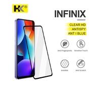 HK INFINIX ANTI SCRATCH ANTI BLUE CLEAR HD Tempered Glass Infinix HOT 40i 40 PRO NOTE 7 LITE 8 8i 11