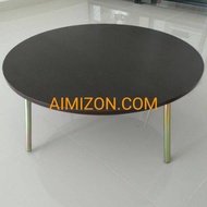 AIMIZON Big Round Japanese Table / Bulat Meja Jepun Kaki Berlipat