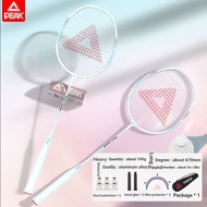 Pick/PEAK Badminton Racket Flagship Store Professional Adult Student Couple Ultra-Light Durable Set