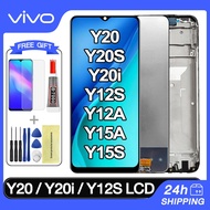 Original LCD For VIVO Y20/Y20i /Y20S/Y12S/Y12A/Y15A/Y15S LCD Display Touch Screen With Frame