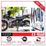 EXCITER 155 REMOVABLE STICKER BLACK CAR STICKER