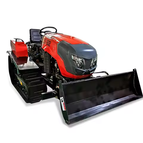 Customized 35HP Diesel Crawler Tractor Multifunctional Mini Farm Rotary Tiller