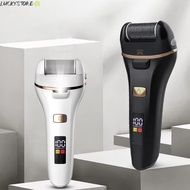 LUCKYSTORE Electric Pedicure Foot Sander, Eliminate Feet Dead Skin 2 Speeds Electric Rechargeable Fo