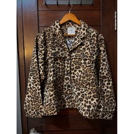 (Hb 8jt+) Rare Anine Bing Leopard Jacket / Preloved Authentic Anine Bing Flynn Oversized Leopard Jac