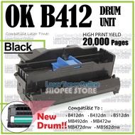 Compatible Drum Kit Oki B412 B432 for MB472 MB492 B512 MB562 B412dn B432dn B512dn MB492dn MB472w MB4