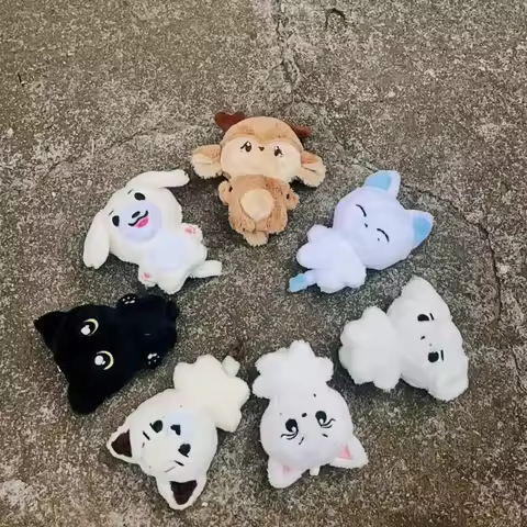 Kpop Plush JUNGWON HEESEUNG JAY JAKE SUNGHOON Stuffed Toys Keyring Kawaii Cartoon Pendant Accessorie