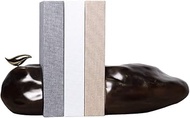 Bookends for Heavy Books Brown Stone Bookend With Golden Bird Resin Bookends 1 Pair 2.65kg/5.8lb Boo