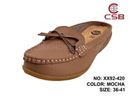 CSB รองเท้าหนังแท้ SZ92-420 รองเท้าแฟชั่นผู้หญิงแบบเปิดส้น