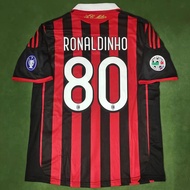 Genuine NEW imported 09-10 ac Milan Jersey Vintage Long Sleeve Jersey Kaka Beckham Small Romaldini S