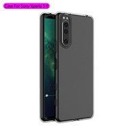 TPU flexible case for Sony Xperia 1, Xperia 1 ii, Xperia 1 iii, xperia 5 ii xperia 5 iii Transparent