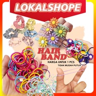 1 Pcs Getah rambut budak bayi getah rambut borong Kids Rubber Band hair band scrunchie wholesale elastic band hair bands