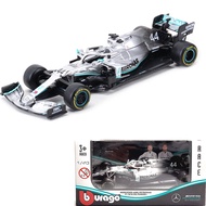 {hot} Bburago 1:43 F1 Mercedes-AMG Full Range W13 #44 #63 W14-44/77 W10-44/77 W07-44/6 Alloy Toy Car