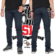 FIFTY ONE DENIM 51 - Men's Slim Fit Stretch Chino Pants Original Fiftyone Casual Formal