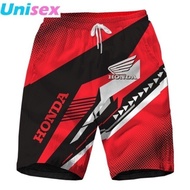 New Honda 3D printed Men's Trendyswear board Shorts HRC Motorcycle Racing Fashion Jogger Beach Short