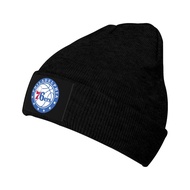HOT NBA Philadelphia 76ers Logo Ski Hip-Hop Warm Elastic Hat Topi Streetwear Knitted Hat Unisex Cap 