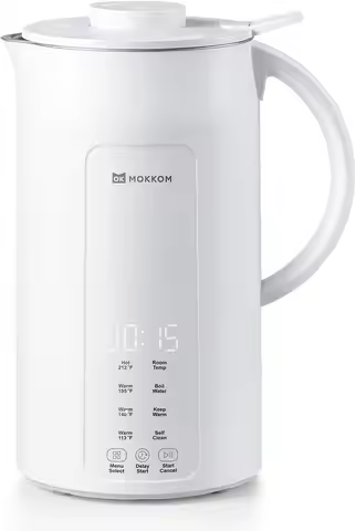 Nut Milk Maker, 42oz Automatic Almond Milk Machine for Homemade Plant-Based Milk, Oats, Soy, Dairy