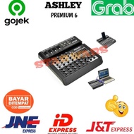 Best Price! Mixer Audio Ashley Premium 6 Original 6 Channel Garansi