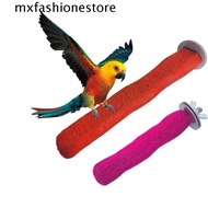 MXFASHIONE Bird Grinding Claw Rod, Random Color Bite Resistant Pet Paw Grinding Stick, Birds Accessories Resin Bird Cage Sticks Bird Cage