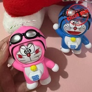 Doraemon Cat Face Change Toy Keychain Creative Replacement Keychain Toy Ornament Face Doll F0a0
