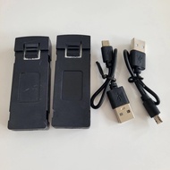 P11S 4K Drone Original Battery Spare Part Kit P11S Battery 3.7V 1800mAh with 2PCS USB Charger Cable 