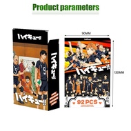 1 Set Kartu Anime Haikyuu Stiker Ticket Laser Bookmark
