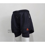 Men's Sports Shorts 2-in-1Wanita Leggings gym Underpants - POLOS, S