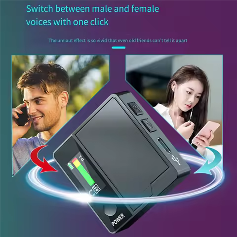 A9 Live Sound Card Voice Changer 11 Sound Effects KTV Mode Male Voice To Female Voice Easy Install F