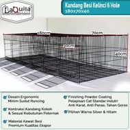 Kandang kelinci Galvanis 6 Hole