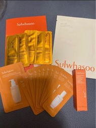 全新雪花秀Sulwasoo eye cream first care mask serum 護膚試用18件