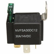 1pc New 12V 30A Car 4-Pin Normally Open Contacts Fused Relay On/Off With Bracket ☆BjFranchiseAmo