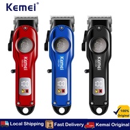 Kemei Professional Hair Clipper Men's Electric Beard Hair Trimmer Rechargeable Adjustable Hair Cutte