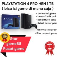 SONY PLAYSTATION 4 / PS4 FATT HEN / PS4 SLIM HEN / PS4 PRO HEN / DAN PLAYSTATION 3 / HDD 500GB - 1TB