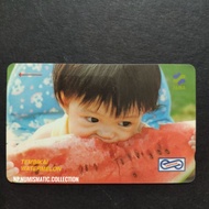 [ PHONE CARD ] PUBLIC PHONE VARIETY USED OLD PHONECARD *WATERMELON* 1990 - 2005