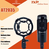 Audio-Technica AT2035 Cardioid Condenser Microphone for Studio, Podcasting and Streaming, Black