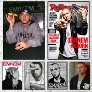 Poster Eminem Poster 8 Batu Poster Hip Hop Rapper Penyanyi Eminem Poster Lukisan Kanvas Seni Dinding