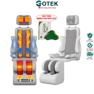 GOTEK S-10D multi-function full body massage chair, new version, upgraded relaxing and heating massa