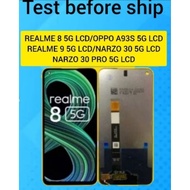 REALME 8 5G LCD OPPO A93S 5G LCD REALME 9 5G LCD NARZO 30 5G LCD NARZO 30 PRO 5G LCD
