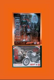 已開盒 Bandai SHF S.H.Figuarts Masked Rider New No. 2 幪面超人 新2號 + 全新未開盒 Cyclone(Custom Ver.) 旋風號(改造版) 改造