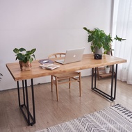 Desk Modern Simple Writing Desk Desktop Computer Desk loft Solid Wood Long Household Log Dining Tabl
