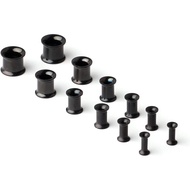 Ruifan 12pcs Alat Peregangan Telinga Bahan Keluli Pembedahan - 6 Pasang 8g-00g (3mm-10mm)