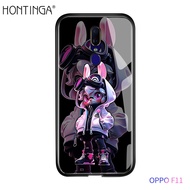 Hontinga เคสสำหรับ OPPO F11โปร F5 F3 F7 F9ค้นหา X2 Pro X5 5G R11S R15 K1 Pro R7 R17 Plus F1 Plus R9S Plus เคส Reno น่ารักการ์ตูนอะนิเมะแฟชั่นตัวละครเคสโทรศัพท์กระจกเทมเปอร์เคสด้านหลังแข็งเคส